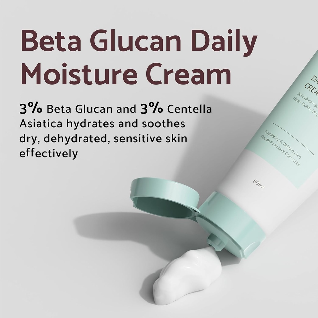 iUNIK Beta-Glucan Edition Skincare Set: مجموعة العناية بالبشرة كريم و سيروم من آي يونيك