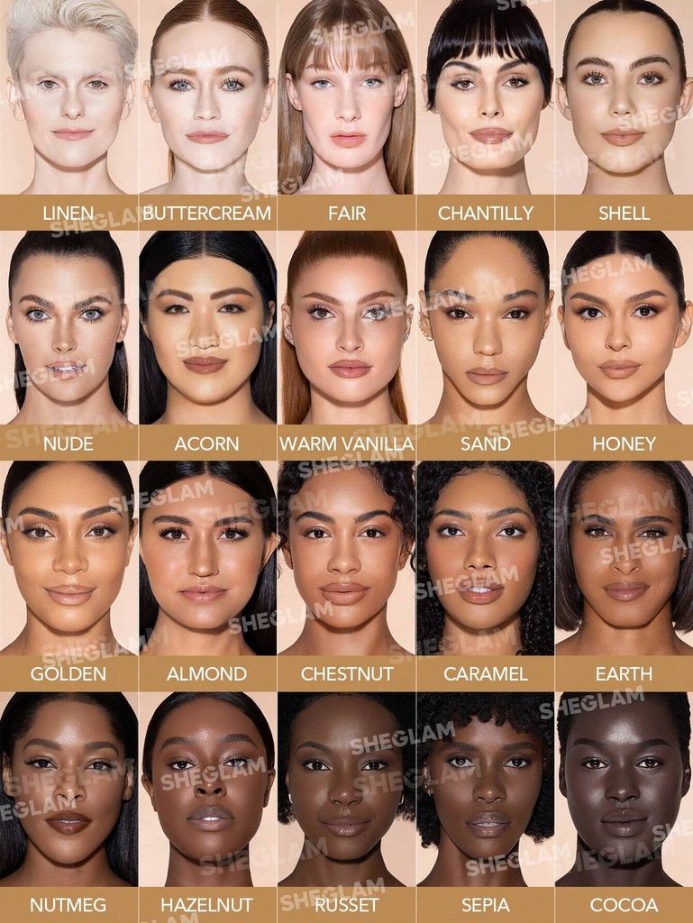 SHEGLAM/ 3pc of each - Like Magic 12HR Full Coverage Concealer 3.8g :