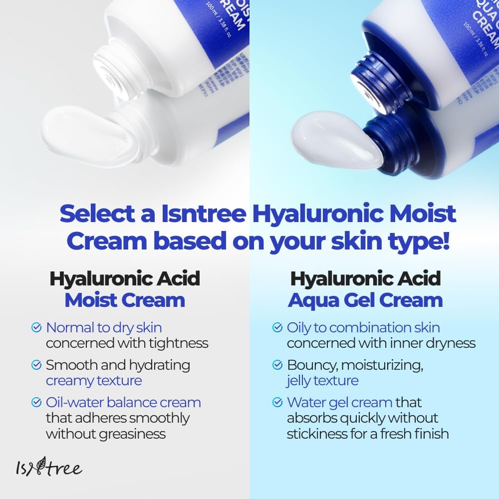 ISNTREE/ ISNTREE Hyaluronic Acid Moist Cream 100ml : ايسنتري كريم الترطيب بالهايلرونك اسيد