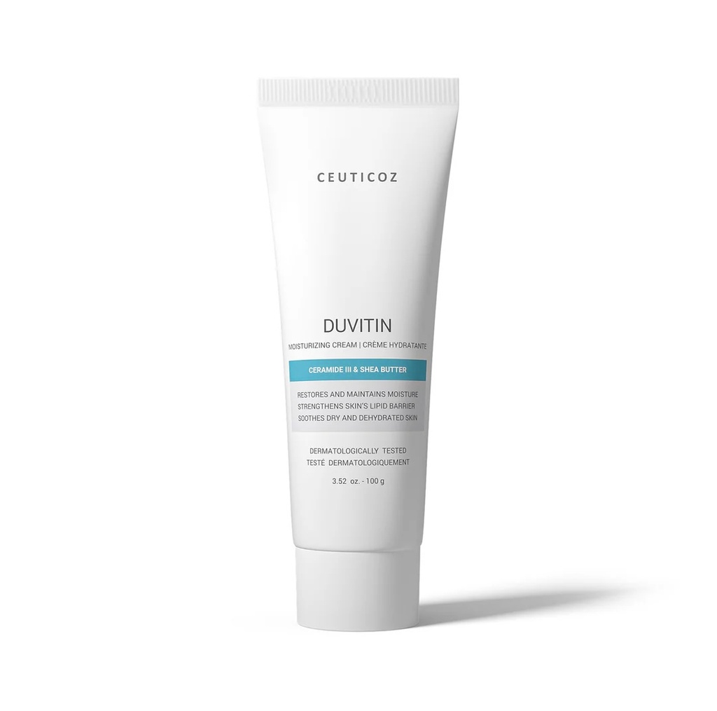 Ceuticoz/ DUVITIN - Moisturizing Cream 100g : سيوتيكوز كريم مرطب دوفيتين