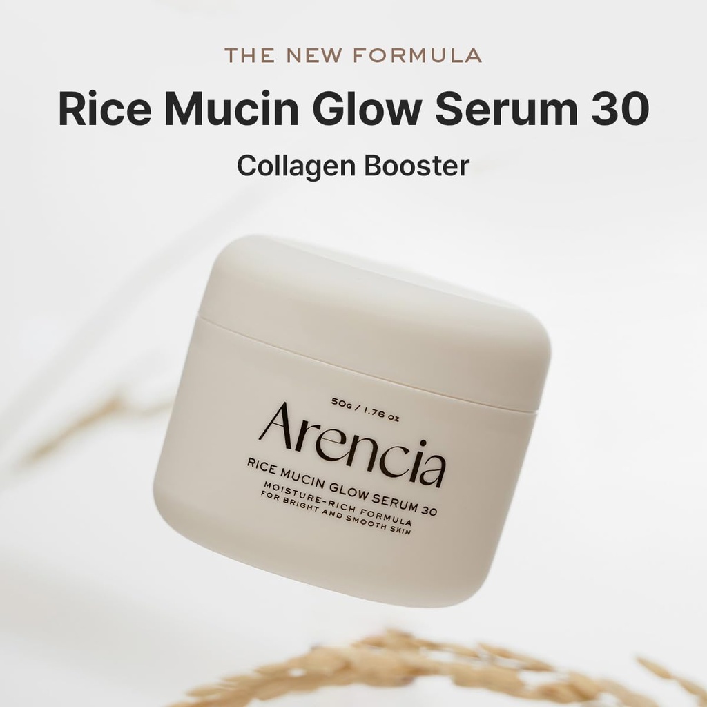 Arencia/ Rice Mucin Overnight Glow Face Mask Serum 50g:
