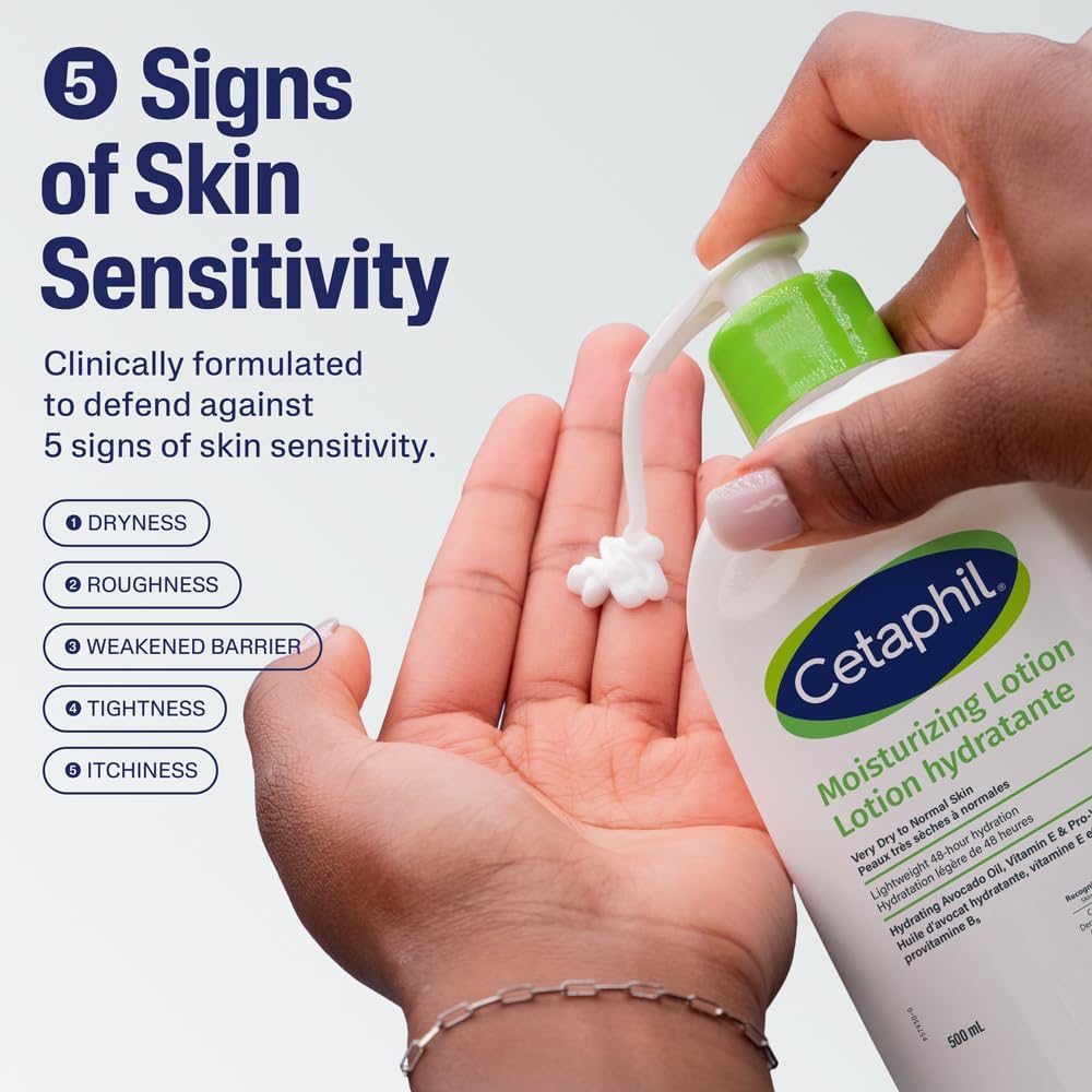 Cetaphil/ Moisturizing , Hydrating Body Lotion for Sensitive and All Skin Types 250ml : سيتافيل لوشن مرطب كندي لجميع انواع البشرة