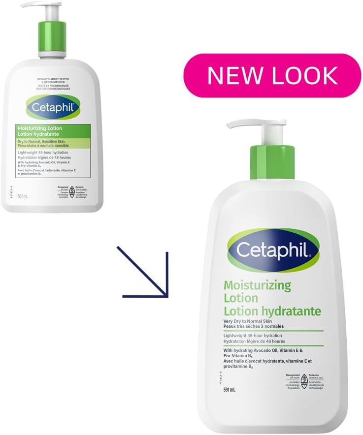 Cetaphil/ Moisturizing , Hydrating Body Lotion for Sensitive and All Skin Types 500ml : سيتافيل لوشن مرطب كندي لجميع انواع البشرة (copy)