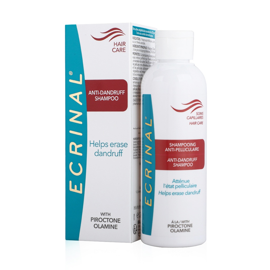 ECRINAL/ Anti dandruff Shampoo 200ml:ايكرينال شامبو معالج للقشرة
