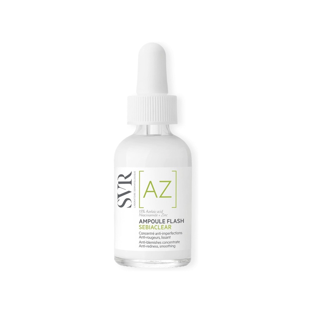 SVR/ SEBIACLEAR [AZ] Flash Ampoule 30ml : اس في ار امبول سبياكلير بالازيلك والاحماض