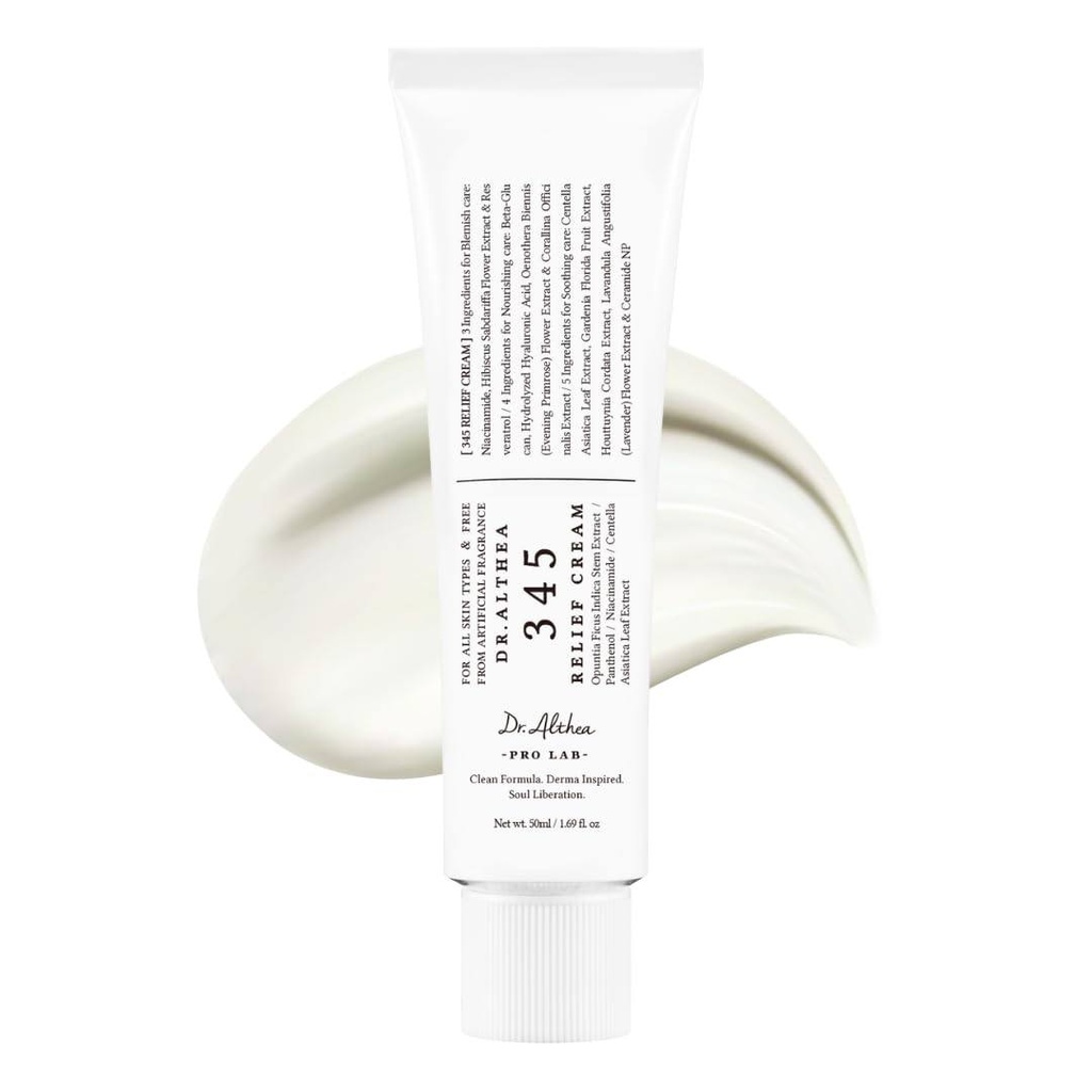 Dr Althea/ 345 Relief Daily Face Moisturizer Cream 50ml :كريم ترطيب 345