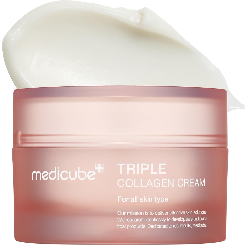 Medicube/ Triple Collagen Cream 50ml: كريم الكولاجين الثلاثي من ميدكيوب