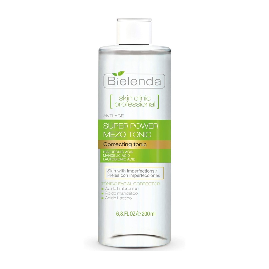 🌱 Bielenda/ Skin Clinic Profesional Actively Correcting Anti-Age Mezo Tonic 200ml :