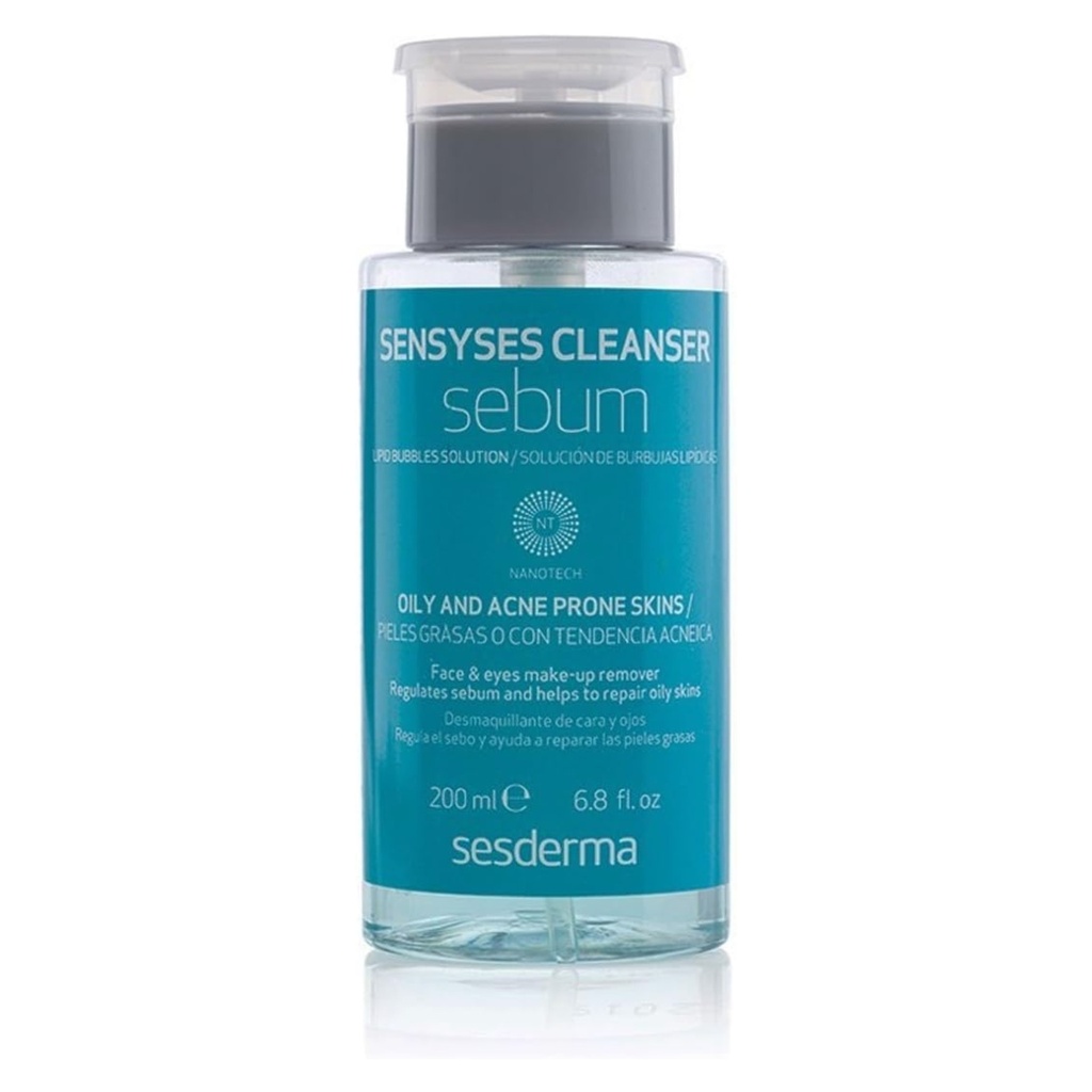 Sesderma/ Sensyses Cleanser Sebum 200ml: تونر سيسديرما منظف ومطهر للبشرة الدهنية