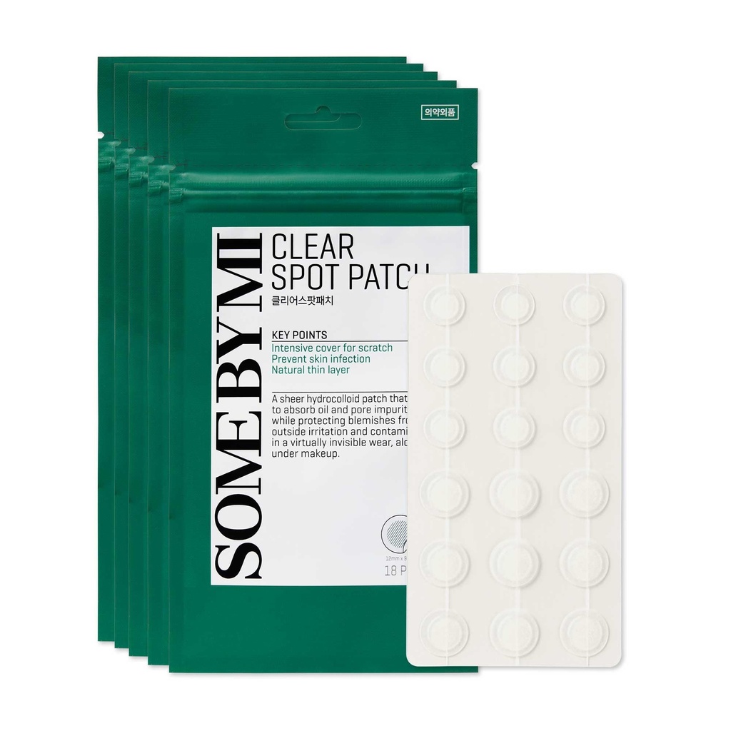 SOME BY MI/ Miracle Clear Spot Patch: لاصقات البقع الشفافة