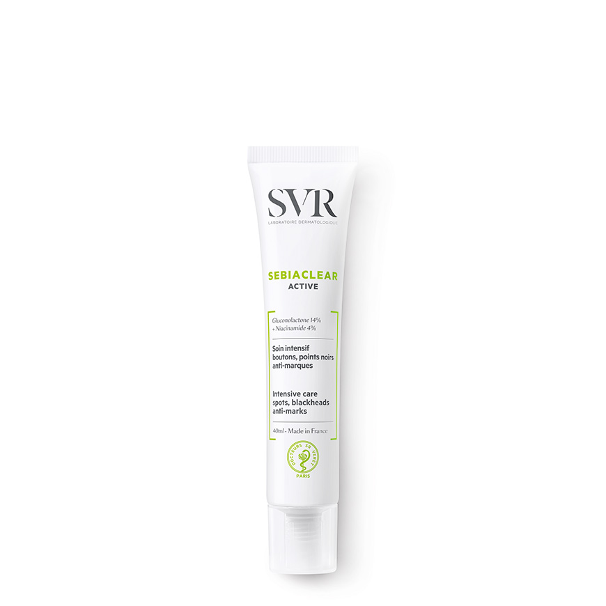 SVR/ Sebiaclear Active Gel 40ml: اكتف جل لعلاج الحبوب العنيدة