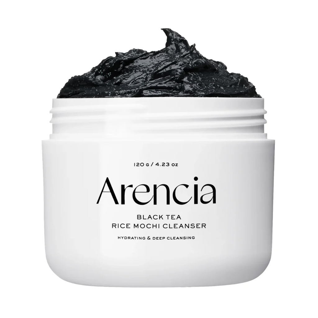 Arencia/ Black Tea Rice Mochi Cleanser 120g: غسول ارينسيا بالشاي الاسود والارز الموتشي