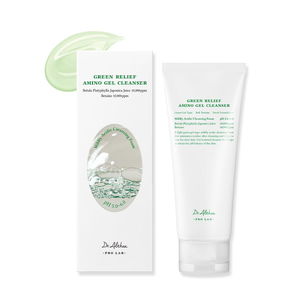 Dr Althea/ Green Relief Amino Gel Cleanser: د.الثيا غسول جل امينو الاخضر النباتي