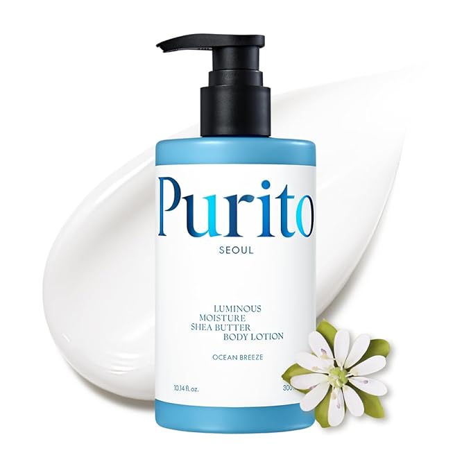 PURITO/ Luminous Moisture Shea Butter Body Ocean Breeze 300ml: بوريتو لوشن لترطيب الجسم بزبدة بذور الشيا