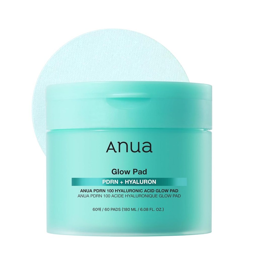 Anua/ Anua PDRN & Hyaluronic Acid 60 Pads : انوا وسائد قطنية بالهايلرونك اسيد لازالة الميكب