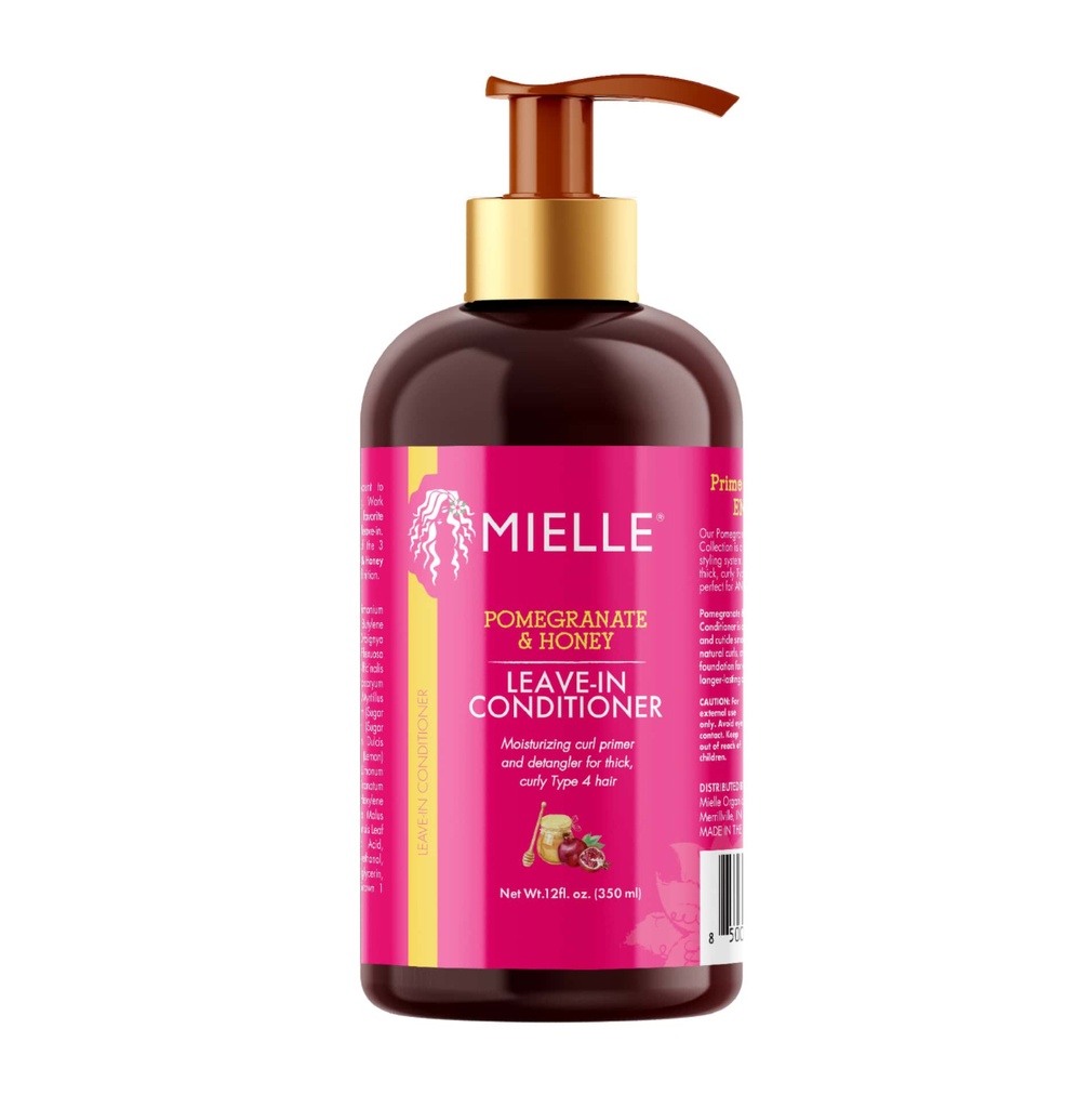 Mielle/ Pomegranate & Honey Leave-In Conditioner 355ml : ميلي مكيف شعر ليف إن بالعسل والرمان