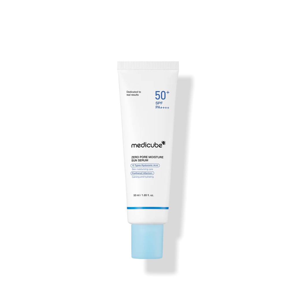 MEDICUBE/ Zero Pore Moisture Sun Serum 50ml : مديكيوب واقي شمس ومرطب