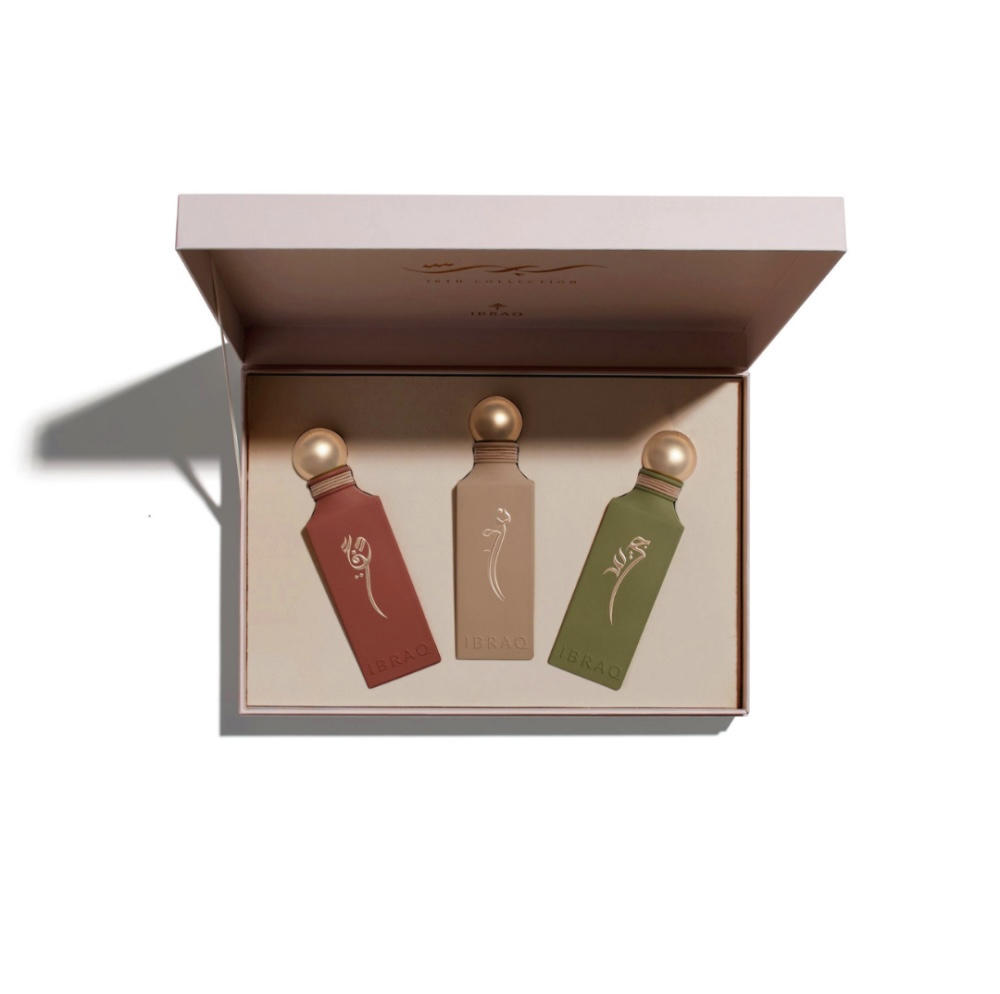 Ibrahim Al-Qurashi IBRAQ Perfumes Irth Collection 3 x 100ml : عطور ابراق مجموعة ارث