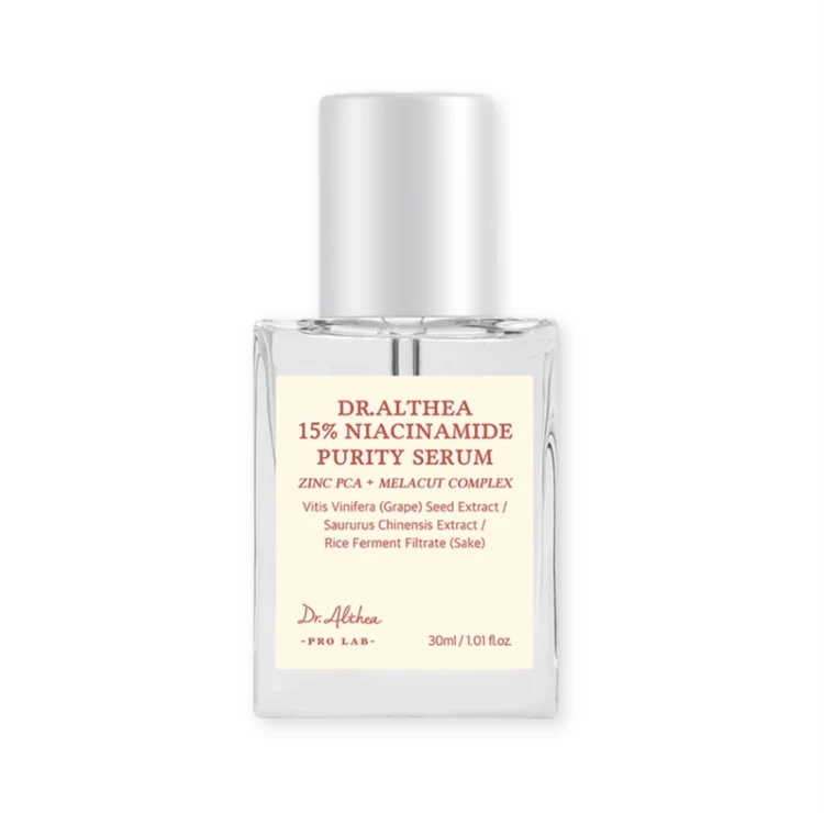Dr Althea/ 15% Niacinamide Purity Serum 30ml : د الثيا سيروم النياسينمايد لتصفية وتفتيح البشرة