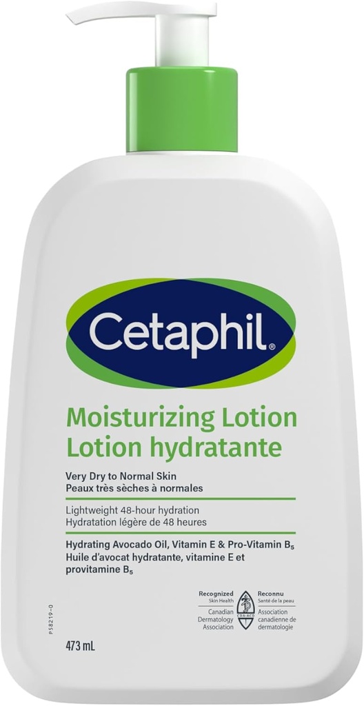 Cetaphil/ Moisturizing , Hydrating Body Lotion for Sensitive and All Skin Types 500ml : سيتافيل لوشن مرطب كندي لجميع انواع البشرة