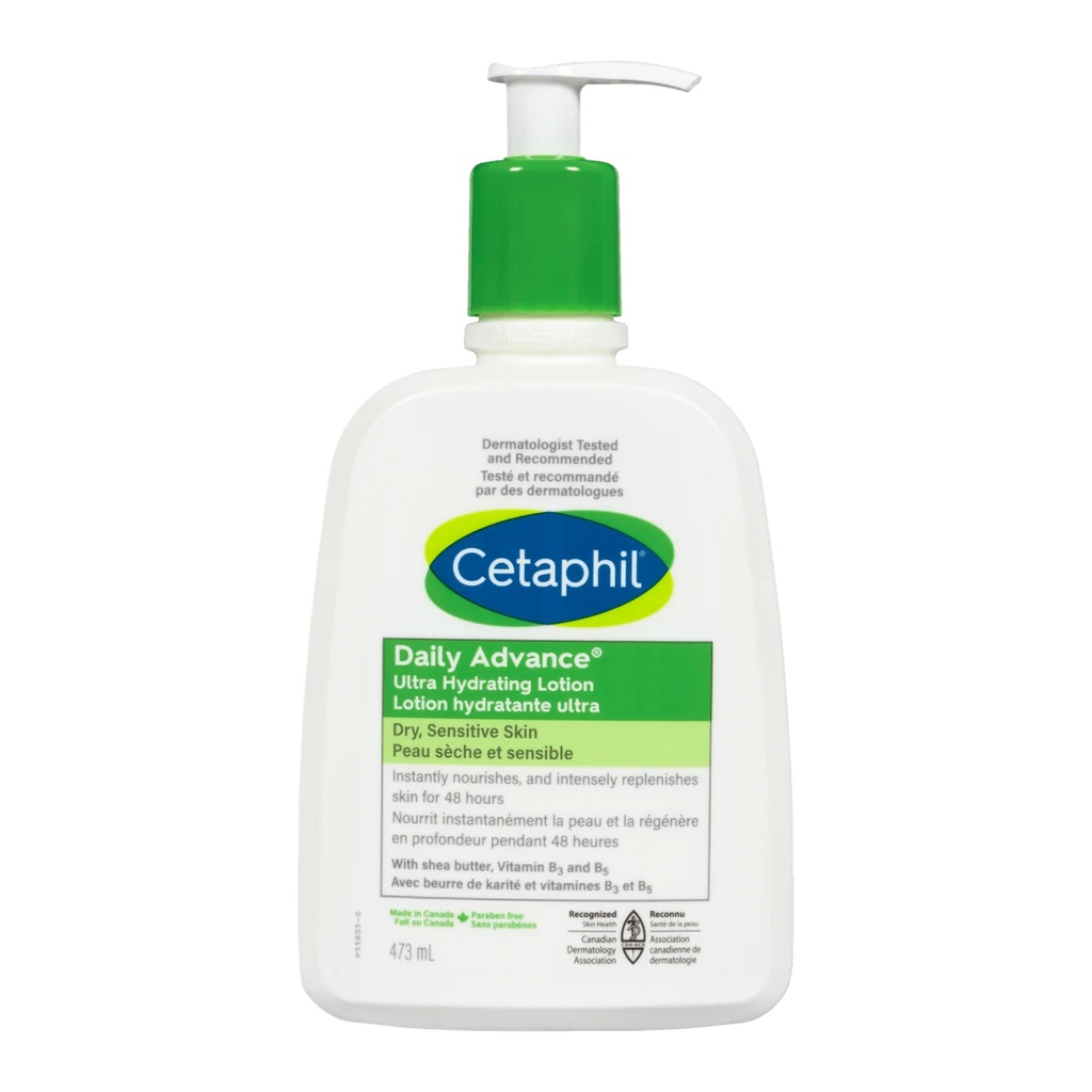 Cetaphil/ Daily Advance Hydrating Lotion 473ml : سيتافيل لوشن الترطيب العميق للبشرة