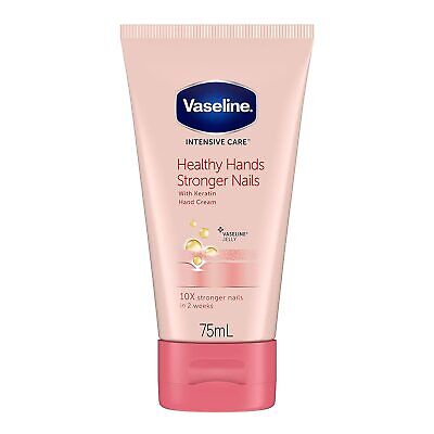 Vaseline/ Healthy Hands & Strong Nails 75 ml :فازلين كريم ترطيب و تنعيم اليدين