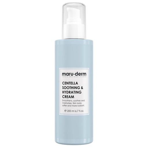 [Maru/024] MaruDerm/ Centella Soothing & Hydrating Cream 200ml:  كريم سنتيللا المرطب و المهدئ من ماروديرم