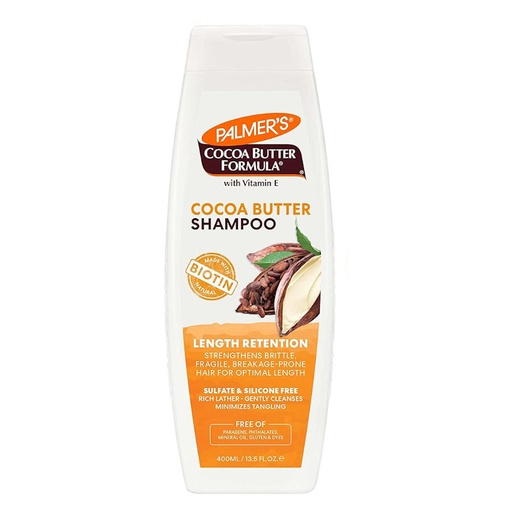 [PALM/046] PALMERS/Cocoa Butter Length Retention Shampoo 400ml: شامبو بالمرز بزبدة الكاكاو