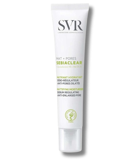 [SVR/007] SVR/ Sebiaclear Cream Matifying & Pores 40ml: كريم مات اند بورز لعلاج المسامات والرؤوس السوداء