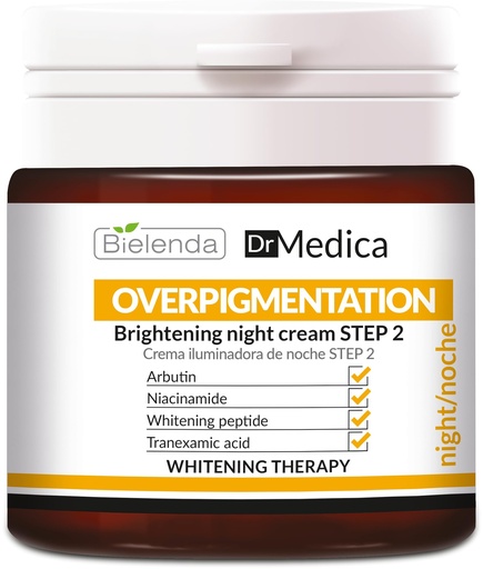 [BEL/002] Bielenda Dr Medica overpigmentation Brightening night cream step 2 50ml/ كريم بيلندا الليلي للتفتيح ومعالجة التصبغات الخطوة الثانية