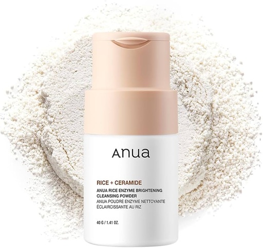 ANUA Rice Ceramide Brightening Cleansing Powder 40g/غسول الأرز والسيرمايد بودرة من انوا