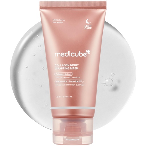 [CUBE/001] Medicube Collagen Night Wrapping Mask 75ml/ ماسك الكولاجين الليلي من ميديكيوب