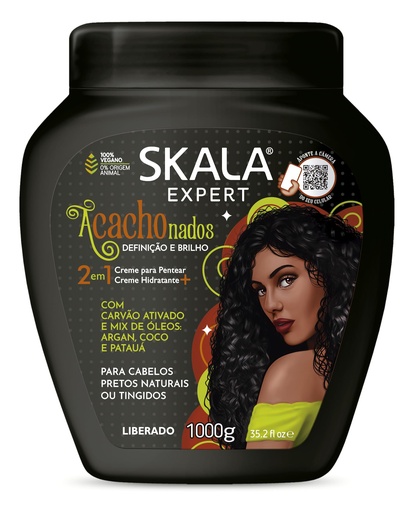 [ٍٍSkala/012] Skala Acacho Nadoz 1000g /  ماسك وليف ان سكالا لترطيب وتغذية الشعر الويفي والكيرلي