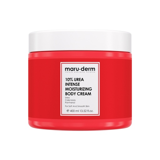 [Maru/047] Maruderm/ 10% Urea Intense Moisturizing Body Cream 400ml:مرطب ماروديرم باليوريا للجسم