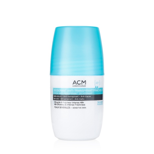[ACM/106] ACM/Fresh Anti-Perspirant Deodorant Roll-On 48H 50ml: رول مزيل ومضاد التعرق بفعالية 48 ساعة