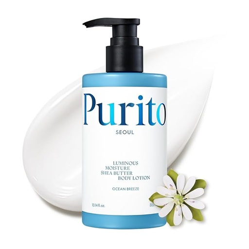 [PRT/005] PURITO/ Luminous Moisture Shea Butter Body Ocean Breeze 300ml: بوريتو لوشن لترطيب الجسم بزبدة بذور الشيا