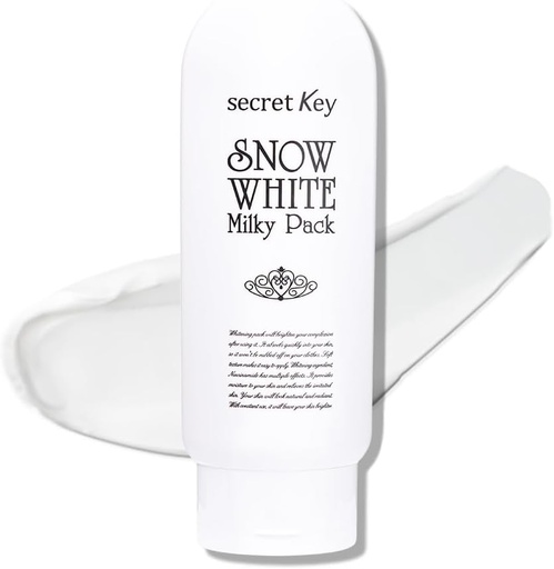 [Skey/002] Secret Key/ Snow White Whitening Milky Pack for Face and Body 200g : سيكريت كي كريم سنو وايت لتبيض الجسم
