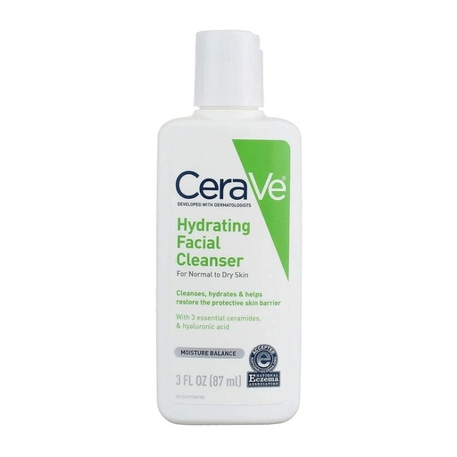[CER/003] CeraVe/ Hydrating Cleanser 87ml : غسول سيرافي للبشرة الجافة الحجم الصغير