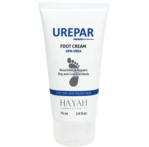 [HYH/022] Hayah/ UREPAR Foot Cream Urea 10% 75 ml :