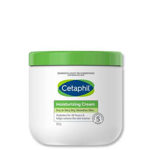 [CET/004] Cetaphil/ Moisturizing Cream for Normal to Very Dry Skin 453g : سيتافيل كريم مرطب للبشرة العادية والجافة جدا