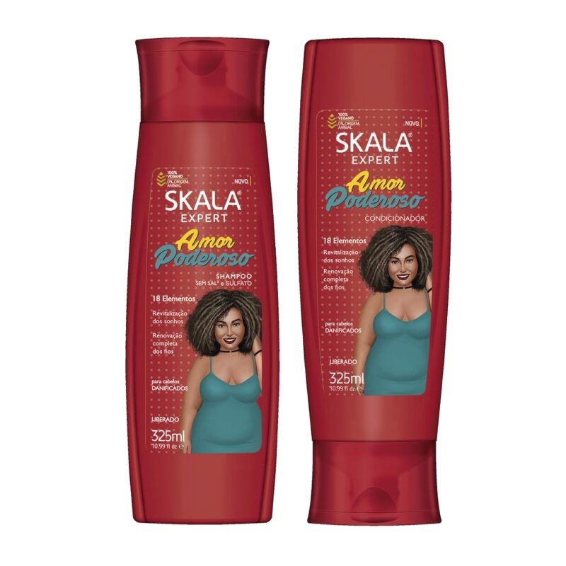 SKALA/ Amor poderose kit (Shampoo & Conditioner): مجموعة مور للشعر من سكالا