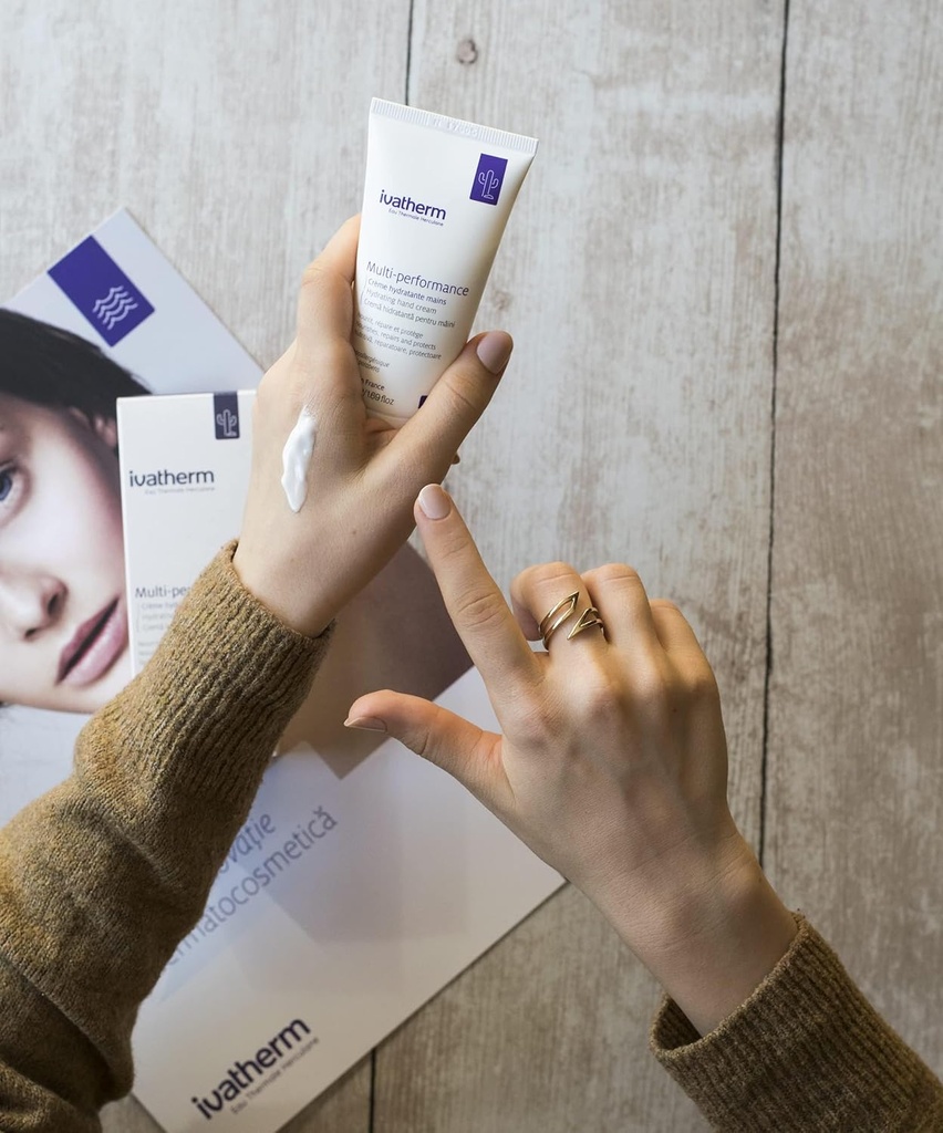Ivatherm/ Multi Performance Hydrating Hand Cream 50ml: ايفاثيرم كريم مرطب ومكثف لليدين