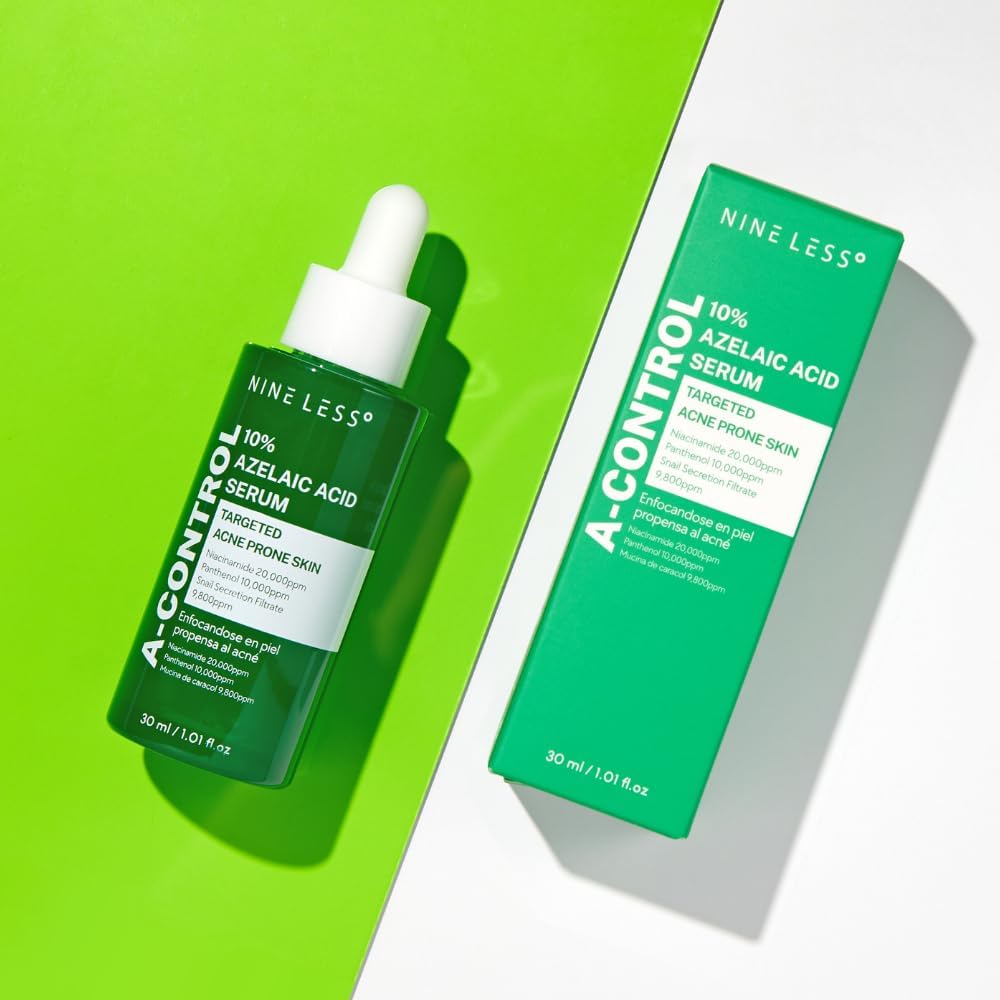 NINE LESS/ A-Control 10% Azelaic Acid Serum 30ml: ناين ليس سيروم الازليك اسيد