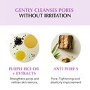 EQUALBERRY/ Purple Rice Pore Smoothing Cleansing Oil 200ml: ايكول بيري غسول زيتي بالارز البنفسجي لتقليل المسام