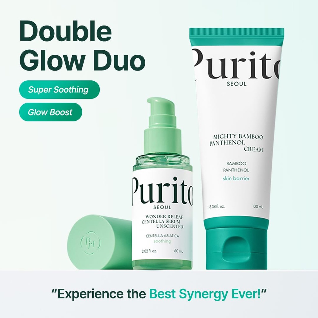 Purito SEOUL/ Bamboo Panthenol Moisturing Face Cream 100ml: بوريتو سول كريم مرطب بالبانثينول والنياسيناميد