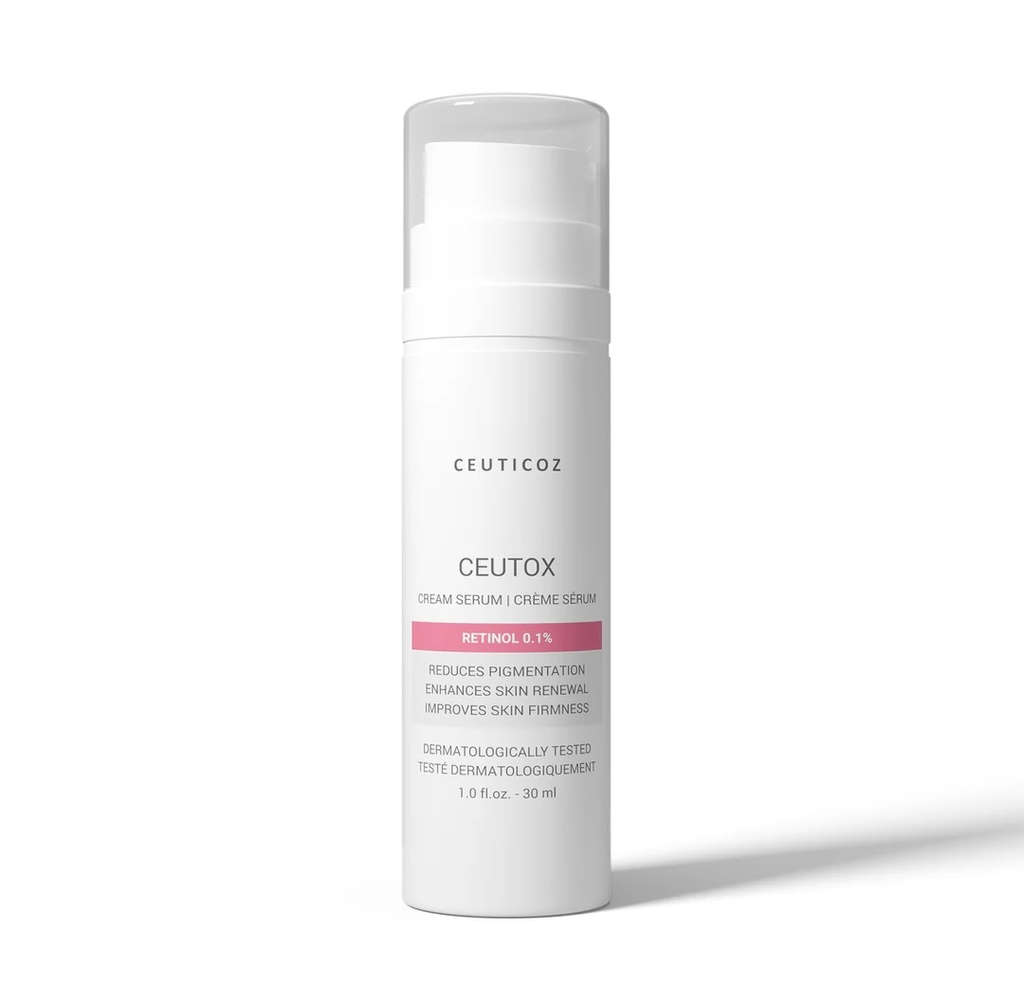 Ceuticoz/ CEUTOX Retinol 0.1% Cream Serum 30ml: سيتيكوز سيروم الريتنول بتركيز ٠.١٪؜ لمعالجة التصبغات ومنع التجاعيد