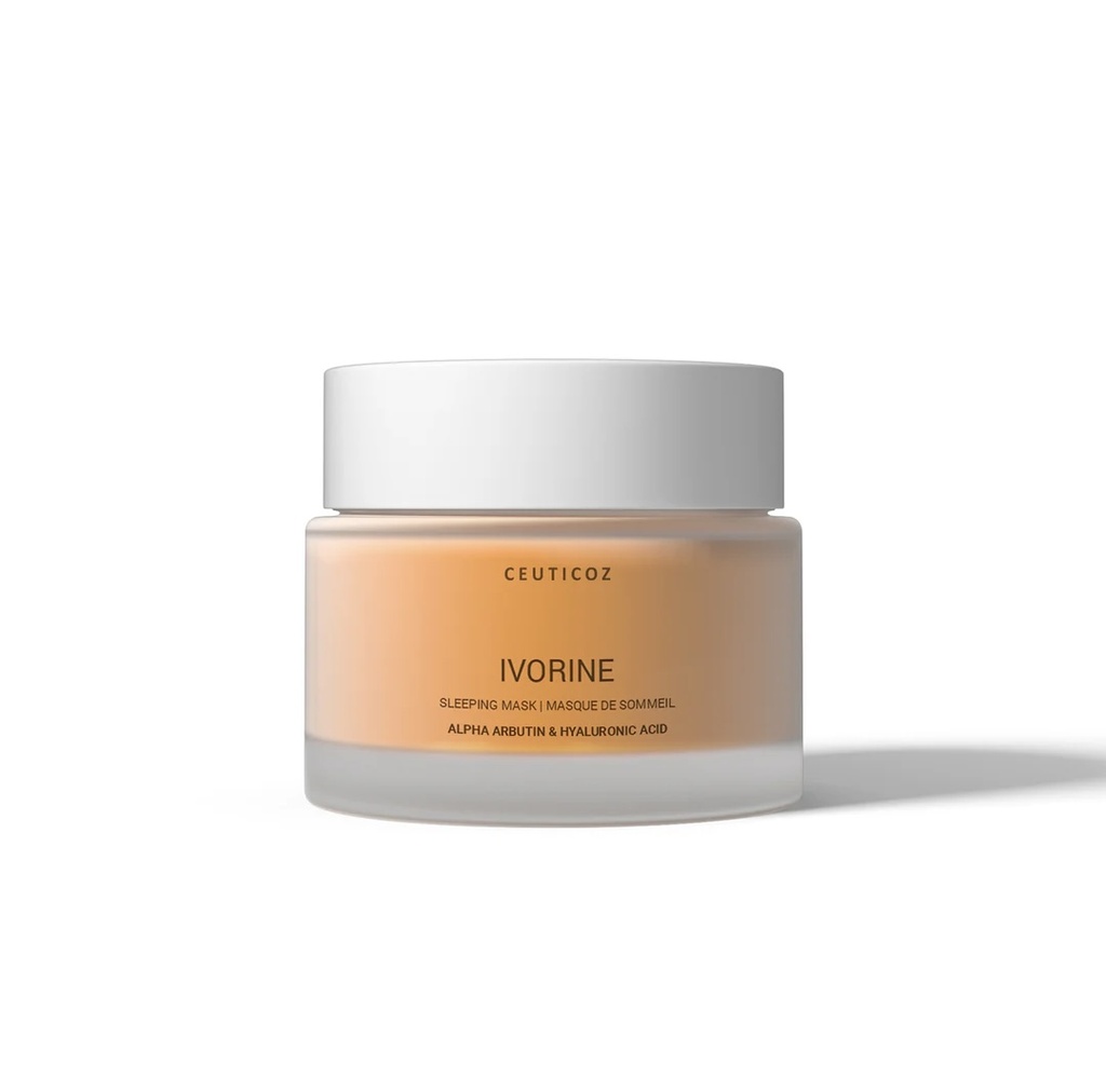 Ceuticoz/ IVORINE - Sleeping Mask 50g: سيتيكوز قناع ليلي لتفتيح البشرة وازالة التصبغات