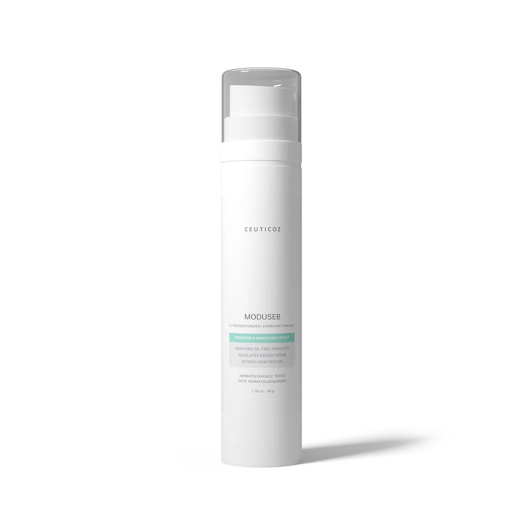 Ceuticoz/ MODUSEB - Oil Free Moisture 50g: سيتيكوز جل مرطب للبشرة الدهنية والمختلطة خالي من الزيوت