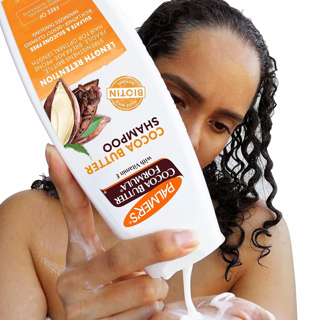 PALMERS/Cocoa Butter Length Retention Shampoo 400ml: شامبو بالمرز بزبدة الكاكاو