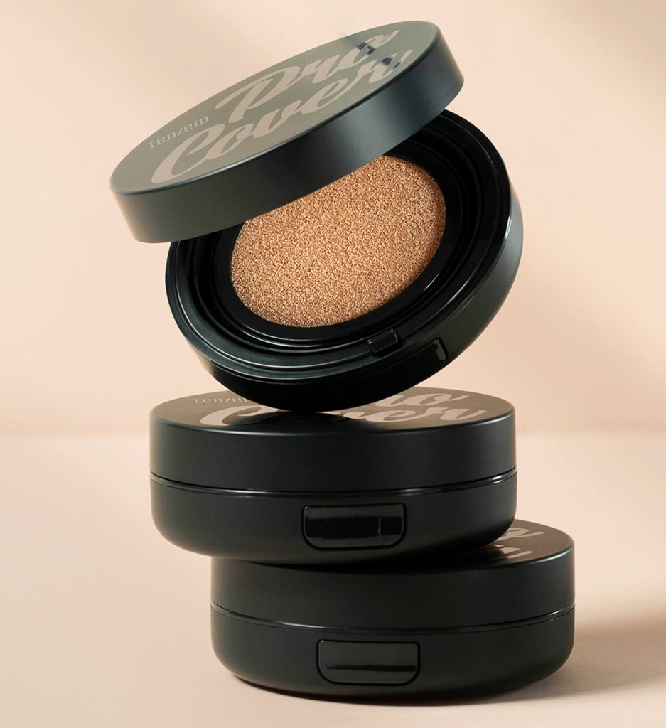 Tenzero/ Pro Cover It Silk Skin Cushion 50+ Powder: باودر كوشن الكوري من تنزيرو